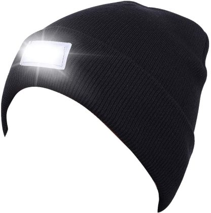 LED Headlight Warm Knitted Hat-xinru