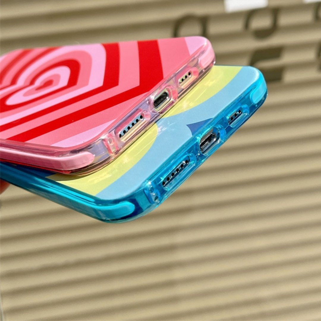 Butterfly & Heart Print Case-xinru