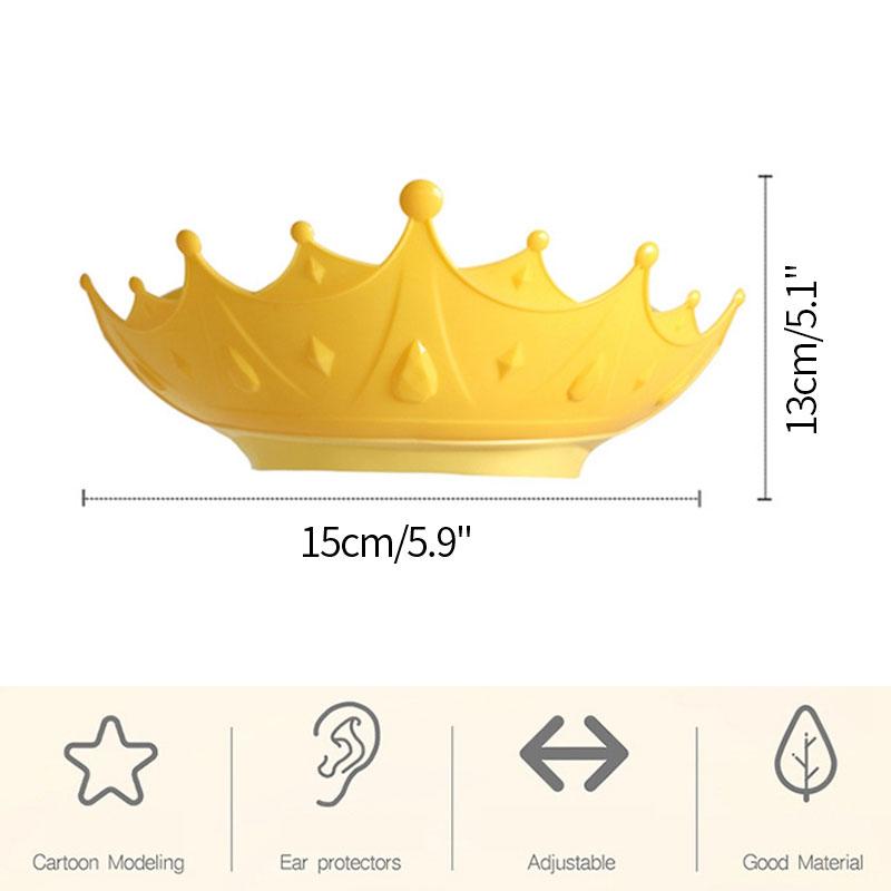 Adjustable Baby Shower Cap Crown Shape-xinru