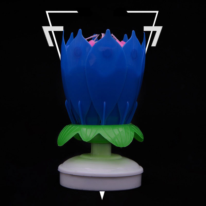 Musical Flower Birthday Candle Sparkler-xinru