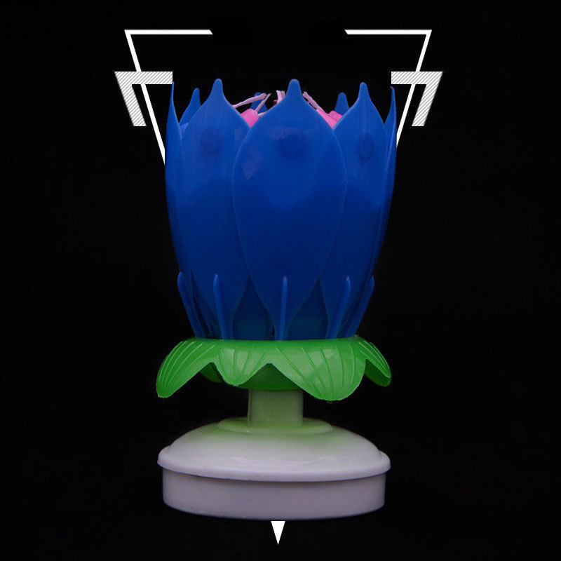 Musical Flower Birthday Candle Sparkler-xinru