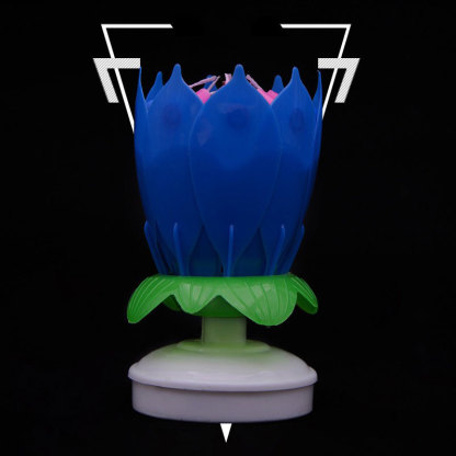 Musical Flower Birthday Candle Sparkler-xinru
