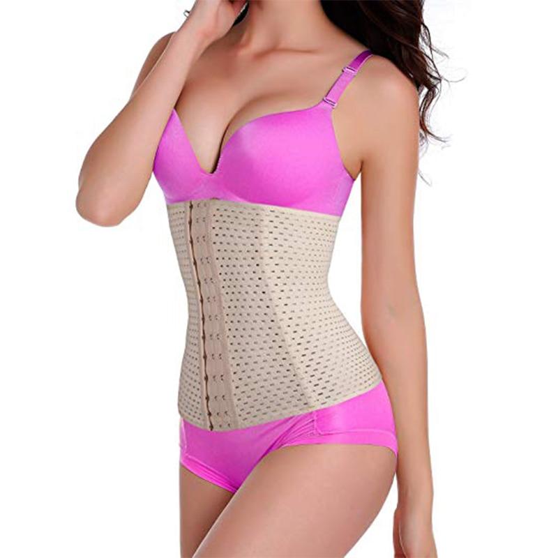 Steel Waist Trainer Belly Control Mesh Corset-xinru