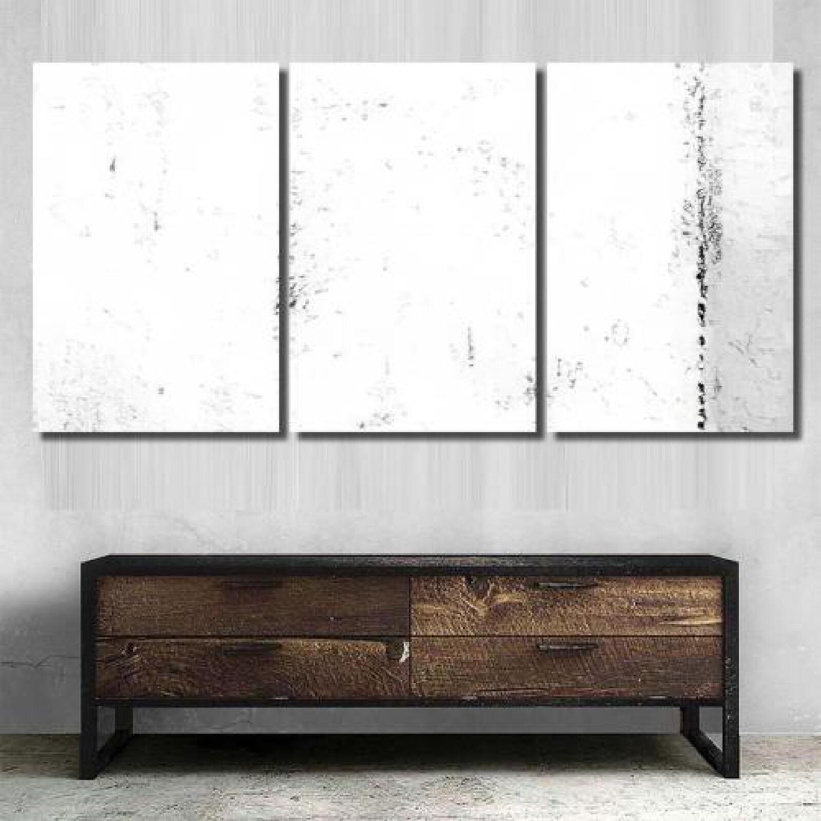 Black White Abstract Art Painting-xinru shop