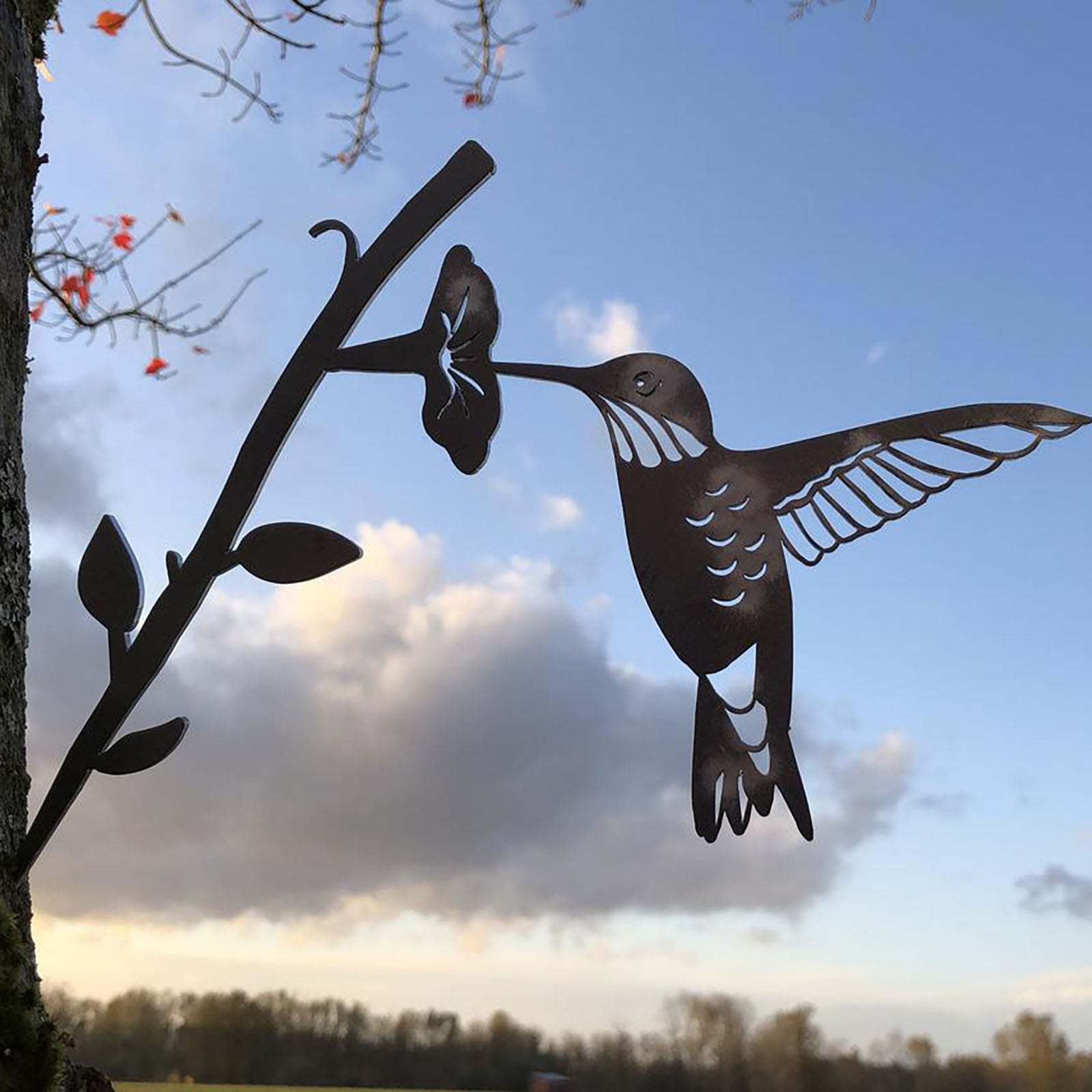Parrot Metal Sculpture Decoration love Birds Metal Decoration-xinru