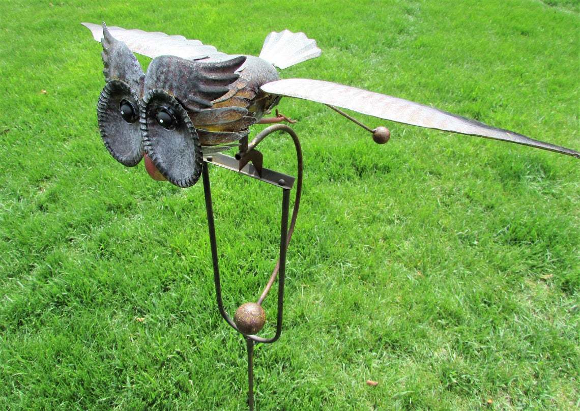 Eagle Garden Sculpture Large Bird Outdoor Statues Metal Yard Patio Lawn Decor-xinru