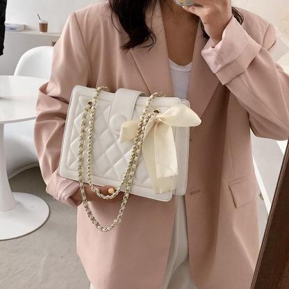 チェーンショルダーメッセンジャーバッグ-xinru shop