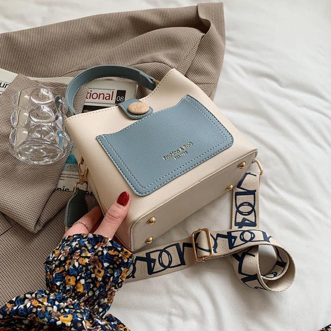 人気のオールマッチショルダーバッグバケットバッグ-xinru shop