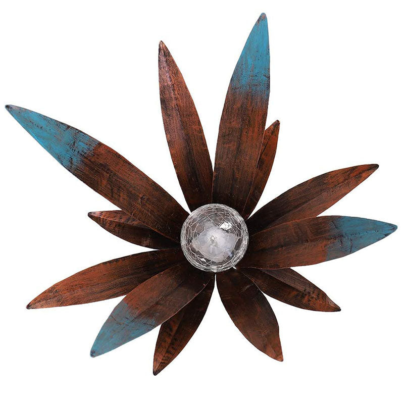 Metal Agave Yard Art Lawn Ornaments Tequila Statue With LED Solar Light-xinru