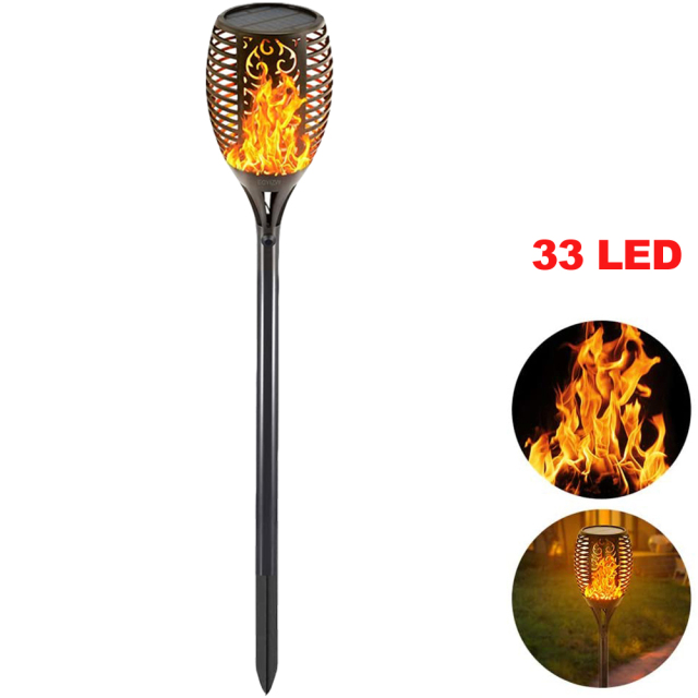Waterproof Garden Decor Solar Flame Lawn Lamp-xinru