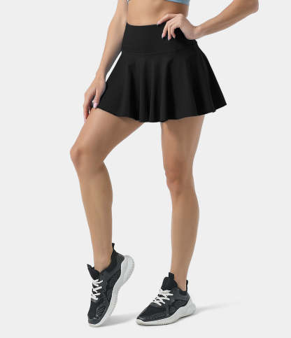 Women's Athletic High Waisted Tennis Skirts With Pockets-xinru shop