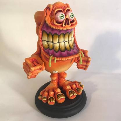 Scary Monster Statue Angry Big Mouth-xinru