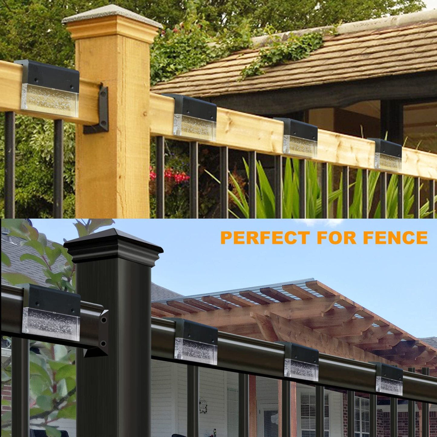 Fence Post Colorful Solar Deck Lights-xinru