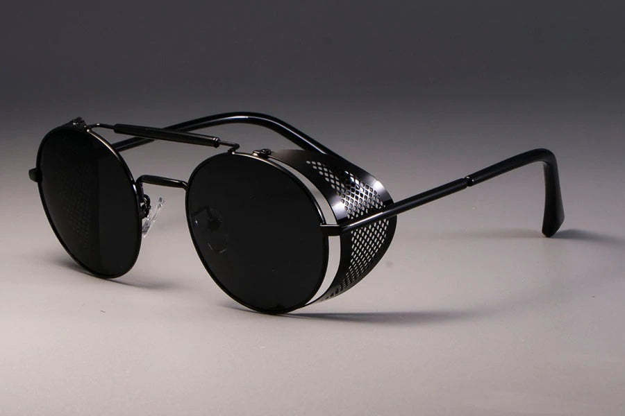 UV Blocking Steampunk Sunglasses-xinru
