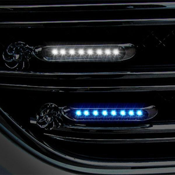 Automatic Wind Power 8 LED Car Light Daylight Headlight-xinru
