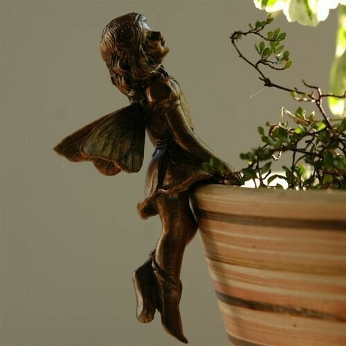 Fairy Girl Hanging Pot Hanger Resin-xinru