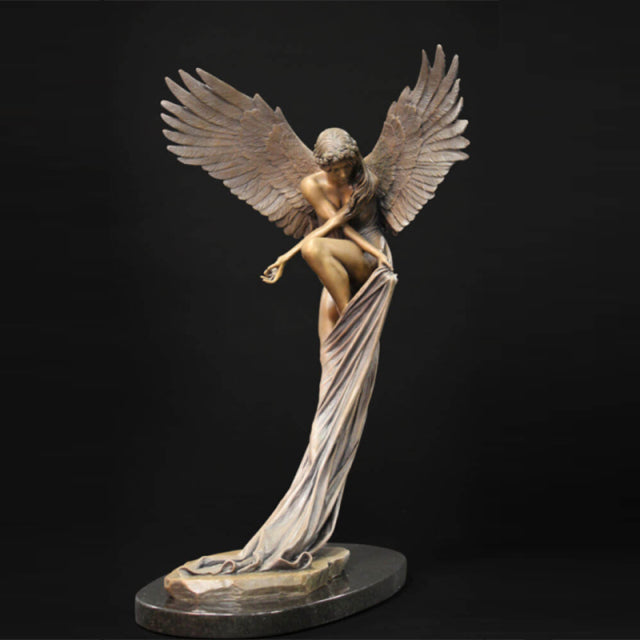 Redemption Angel Creative Sculpture Garden Decoration Home  Figurines-xinru