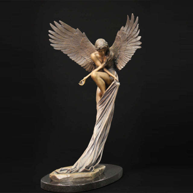 Redemption Angel Creative Sculpture Garden Decoration Home  Figurines-xinru