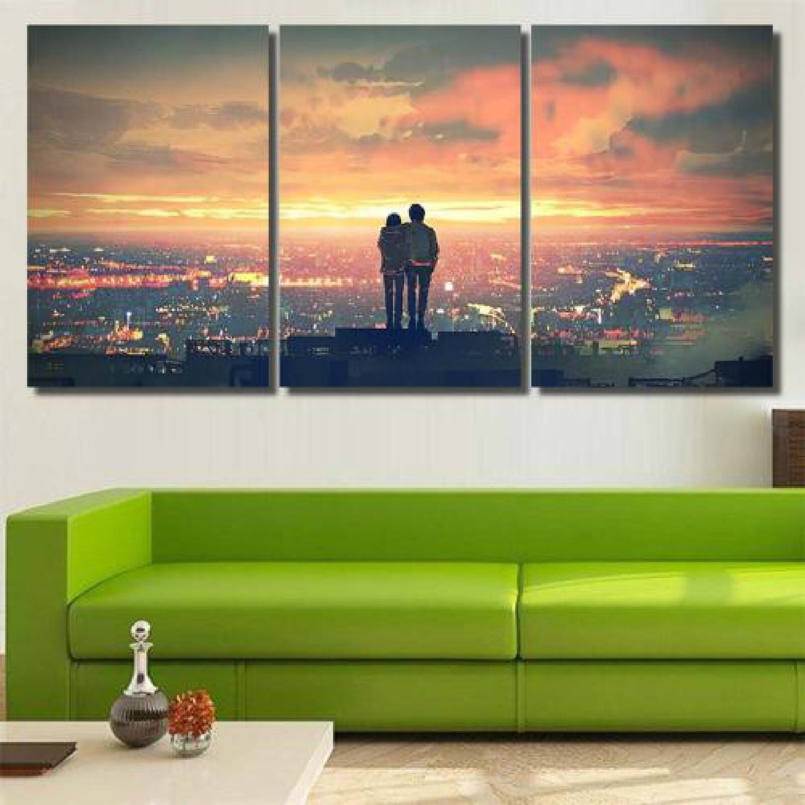 Young Couple Standing on Roof Top-xinru shop