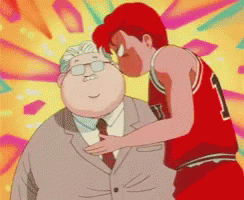 Slam Dunk GK Model Shohoku Coach Anzai And Hanamichi Sakuragi pvc Action Figure-xinru