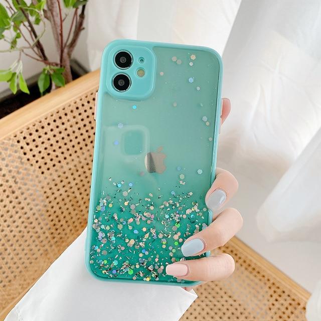 Gradient Glitter Sequins Case-xinru