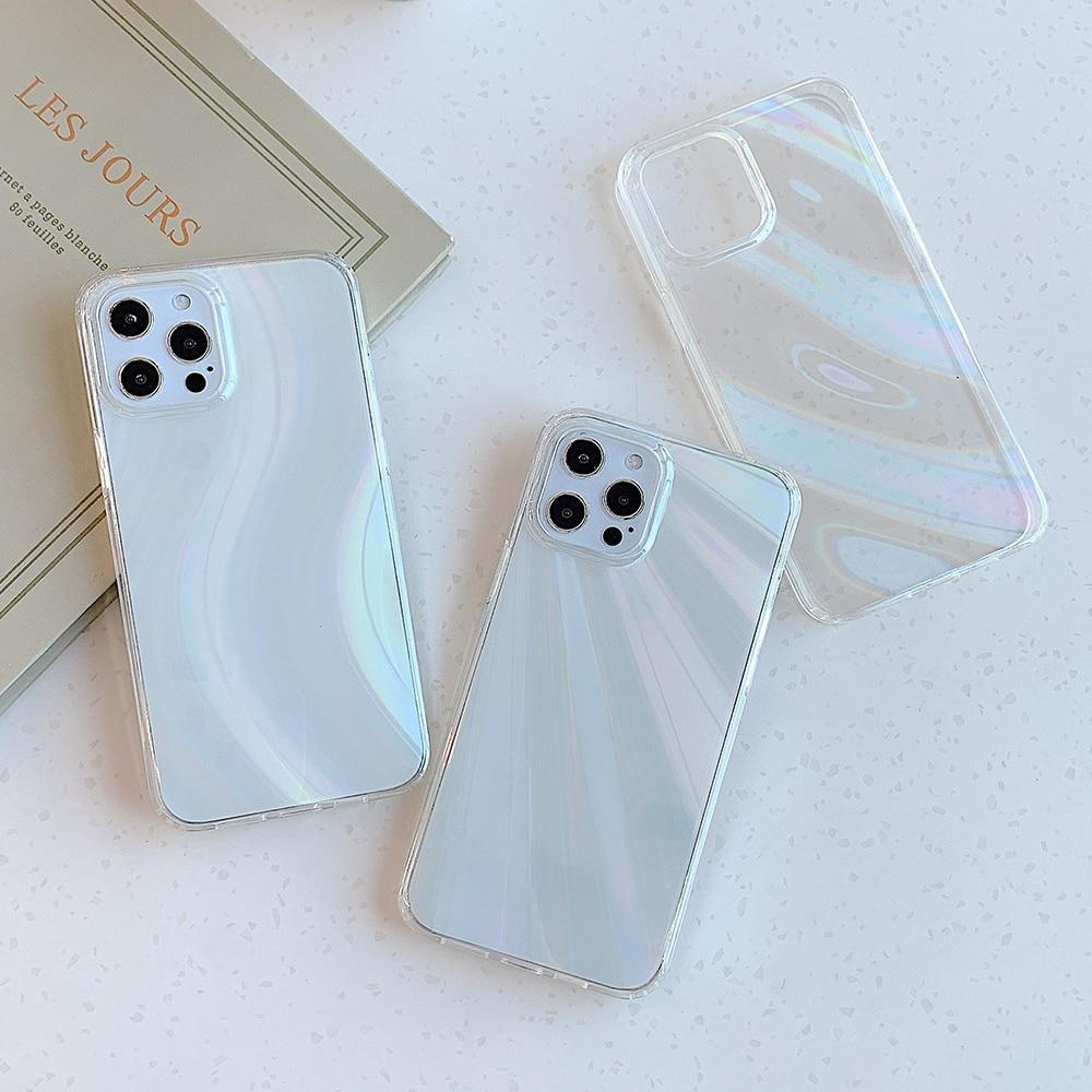 Aurora Rainbow Clear Case-xinru