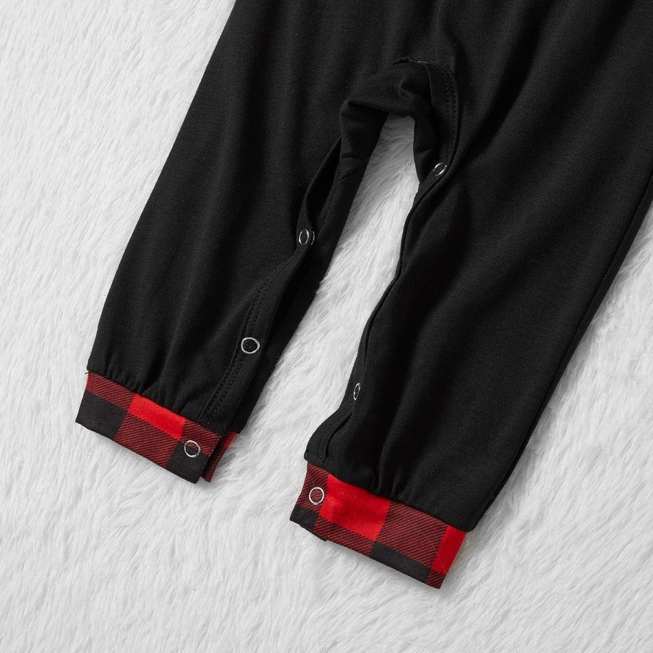 Plus Size Family Matching Snowman Print Plaid Christmas Pajamas Sets-xinru shop