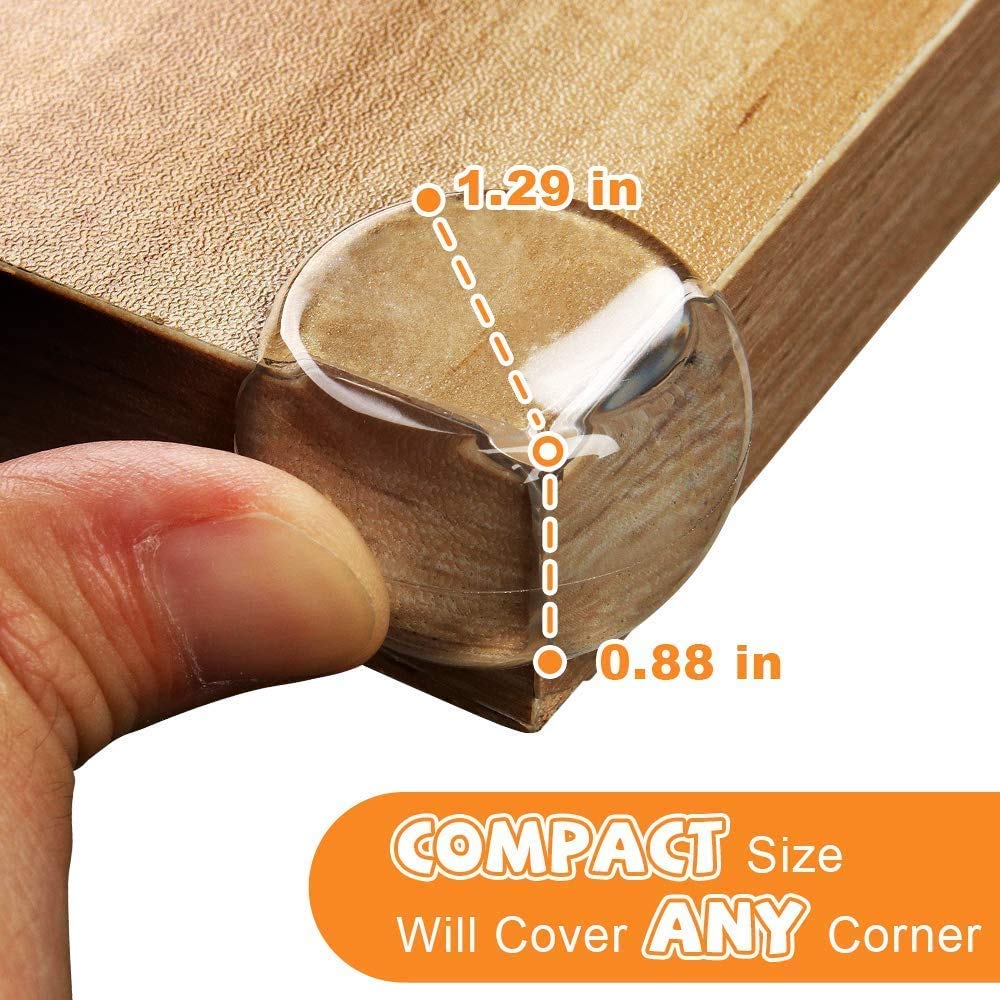 Baby Safety Desk Corner Protection Silicone Safety Mat Transparent Ball-xinru