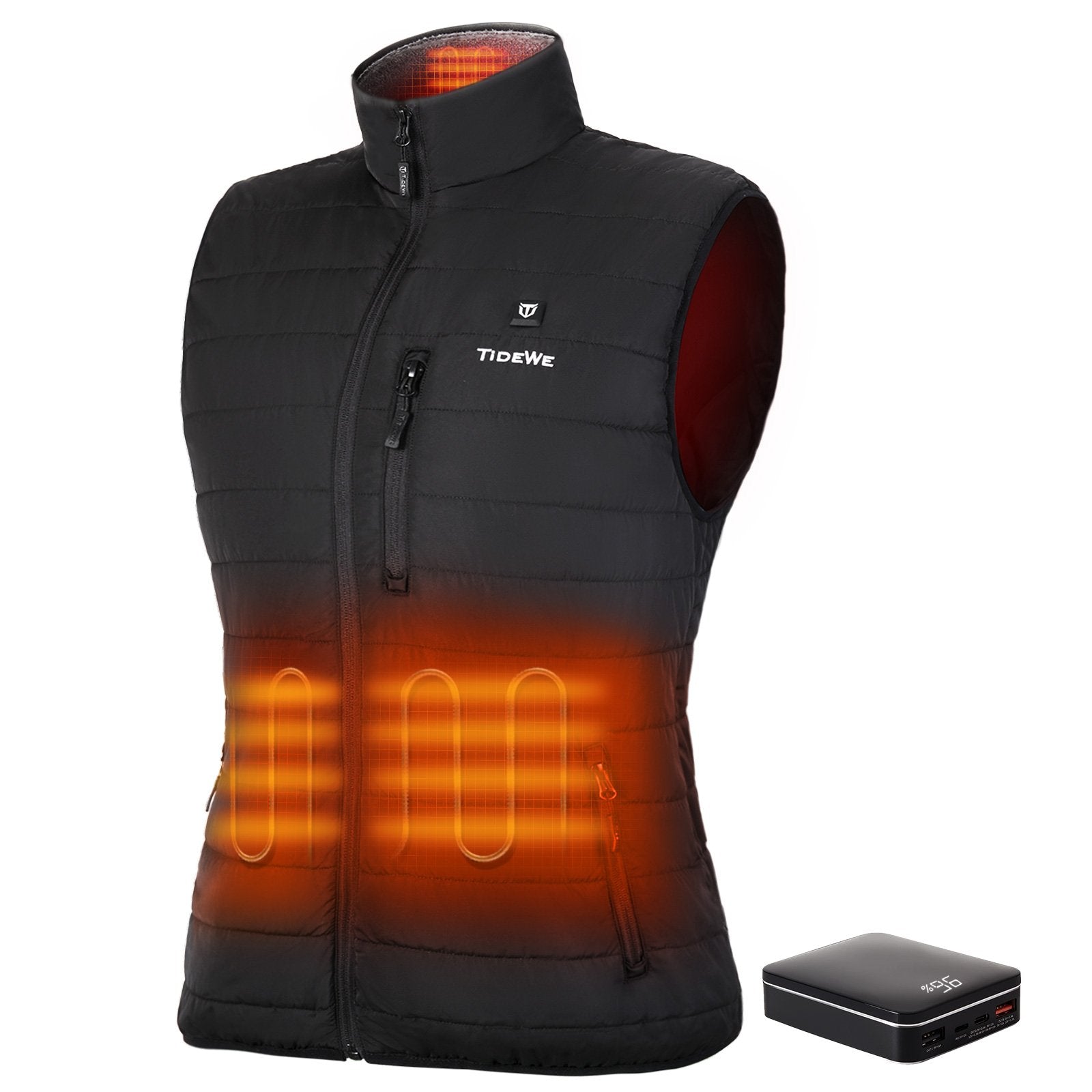 Women閳ユ獨 Lightweight Heated Vest with Battery Pack for Hunting/Hiking-xinru shop
