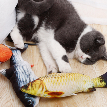 Simulation Electric Floppy Fish Interactive Pets Toy-xinru