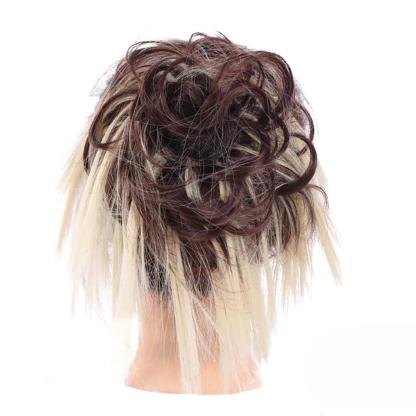 Natural Look Synthetic Messy Hair Bun Scrunchie Extension-xinru