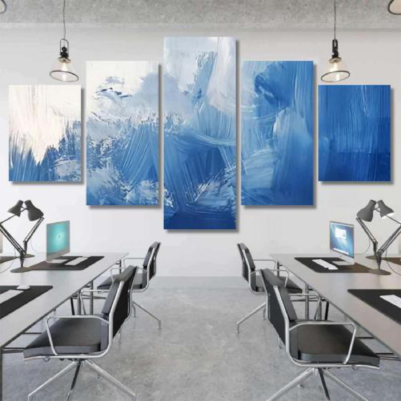 Blue Gradient Abstract-xinru shop