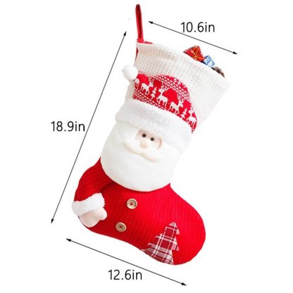 Christmas Stocking Santa Claus Gift Large Candy Bags Christmas Decorations-xinru shop