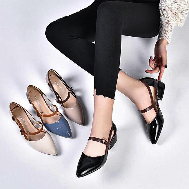 Spring and summer leather casual shoes-xinru