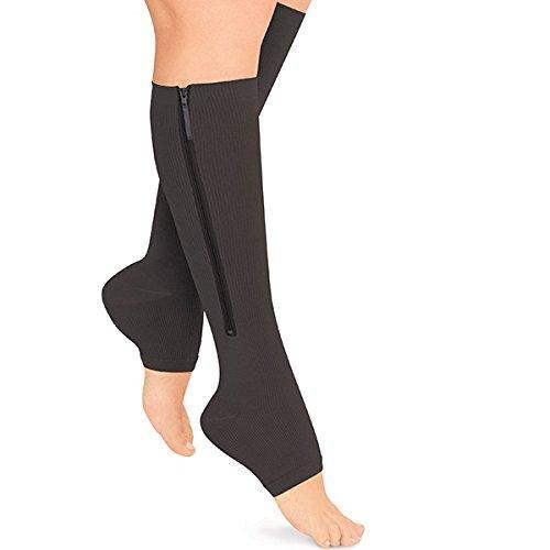Zipper Compression Socks - Zip Up Support Stockings ~ Easy to Wear!-xinru