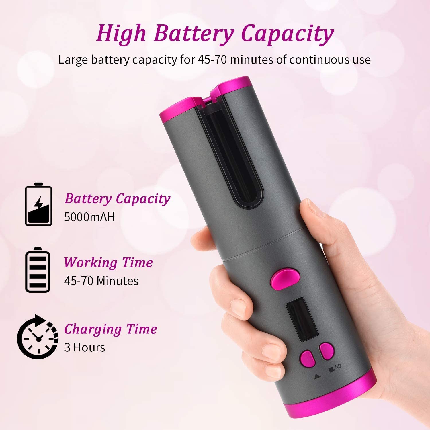 Portable Wireless Automatic Hair Curler-xinru shop