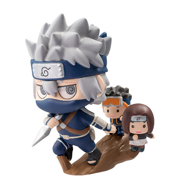 New Naruto Anime Figures Q Version Kawaii Shippuden Toys Doll-xinru