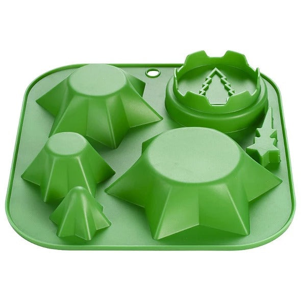 Christmas Tree Handmade DIY Silicone Cake Baking Mould-xinru