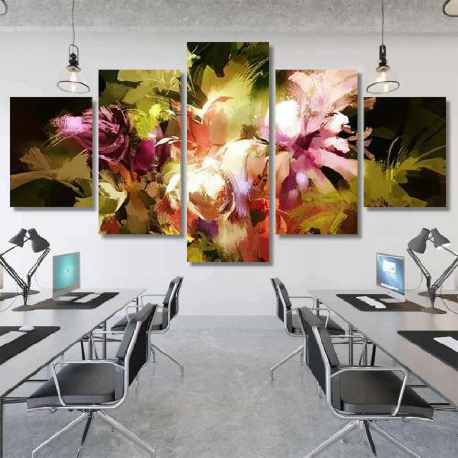 Digital Painting Abstract Flowers-xinru shop