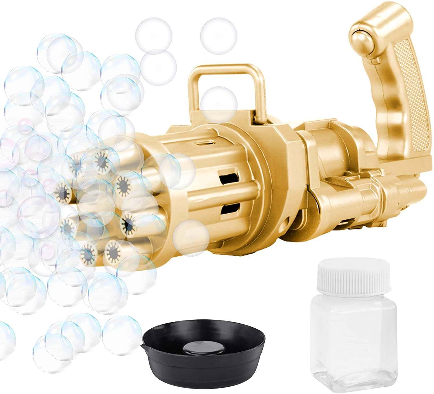 Children's Automatic Gatling Bubble Machine Summer Toys-xinru