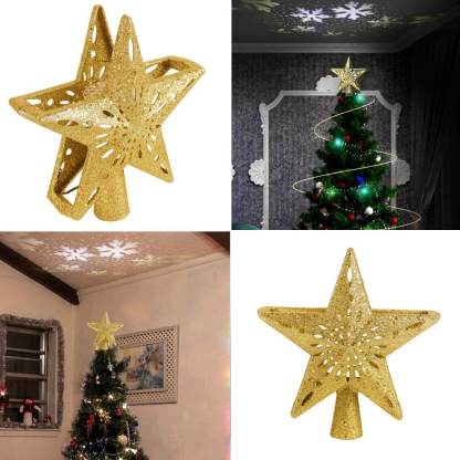 Christmas Tree Topper Projector Christmas Decorations for Tree-xinru shop