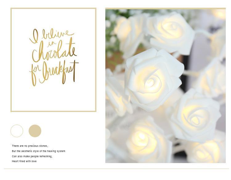 Romantic soft light rose lamp-xinru shop