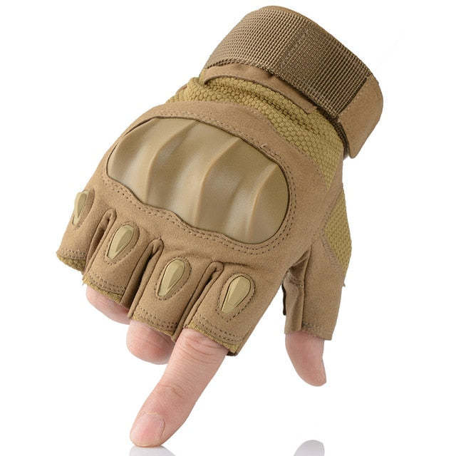Drop Resistant Abrasion Resistant Knuckle Protection Tactical Gloves-xinru