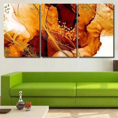 Exotic Art Golden Swirl Artistic Design-xinru shop