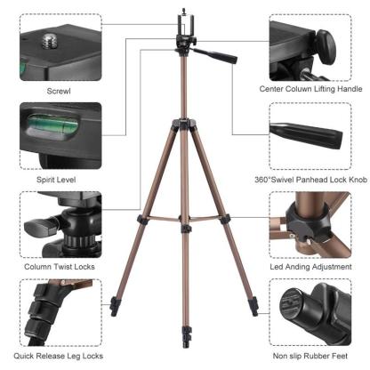 10" Selfie Ring Light  Tripod Makeup For With Stand For Photography Ring Light-xinru