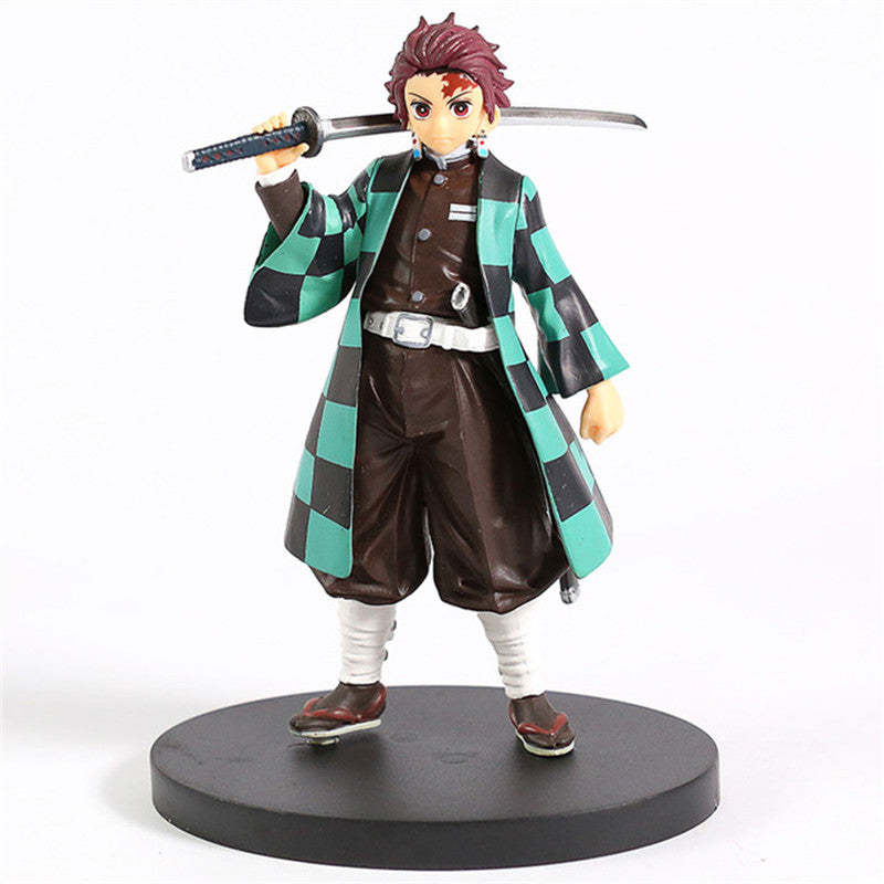 Demon Slayer Anime Figure Kamado Tanjirou Hinokami Kagura Action Figure-xinru