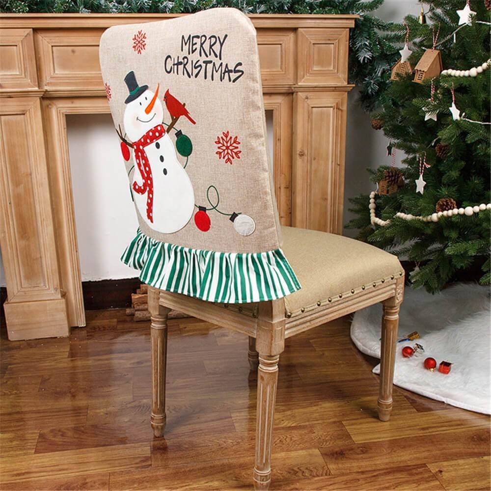 Merry Christmas Chair Back Covers-xinru shop