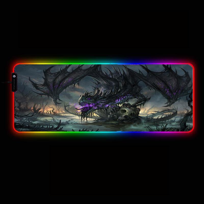 The Dragon RGB LED Mouse Mat-xinru