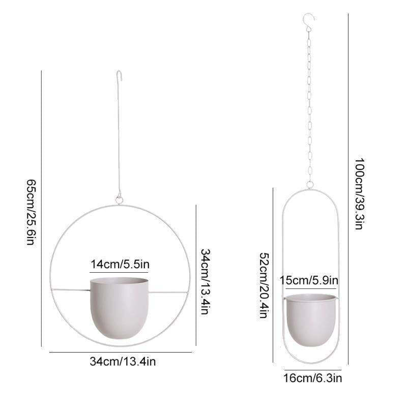 Creative Metal Decorative Plant Flower Pot Modern Flower Pot-xinru