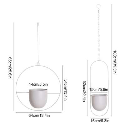 Creative Metal Decorative Plant Flower Pot Modern Flower Pot-xinru